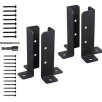 Adjustable Deck Post Anchors Base Brackets Portable Sturdy Reinforced Accessory for Secure Deck Structure Support