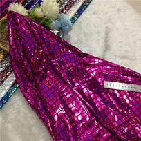 Fish Scale Glitter Fabric Elasticity DIY Stage Performance Costumes Wedding Party Decoration Sewing Mermaid Swimsuit Fabric 150X100cm 1lot