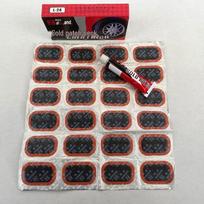 Motorcycle & Bicycle Tire Repair Kit: Portable Cold Patch Glue Set for Quick Inner Tube Fixes
