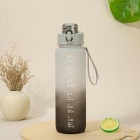 1 Liter Water Bottle with Times to Drink and Straw 32 OZ Leak-proof Drinking Bottle Outdoor Travel Sports Gym 1000ml