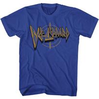 Def Leppard Logo & Crosshairs Men's T Shirt Rock Band Merch Unisex T-Shirt XXXXL