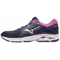 Mizuno Wave Kizuna Running Shoes Women's Low top Dark Blue/Silver/Purple J1GD191003 36.5