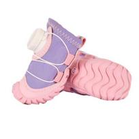 2Pcs Waterproof Pet Shoes All-Terrain Dog Shoes with Non-Slip Soles And Dial Adjustment Protective Dog Boots for Snow Rainy Days Hot Pavement Hiking 3