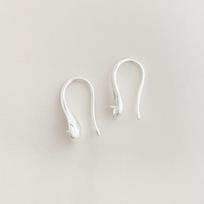 Gold-Plated Water Drop Ear Hook Earrings - High Color Retention, DIY Accessories, Semi-Finished.