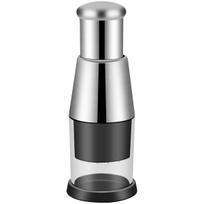 Pressed Garlic Chopper Stainless Steel Manual Garlic Masher Handheld Push Type Garlic Crusher Labor Kitchen Chopper Gadget šviesiai pilka spalva