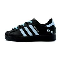 Adidas Originals Superstar 2 Atsparūs trinčiai Atsparūs trinčiai Žemi Kateboardo Batai Moteriški Juodi Mėlyni JI0079( team927-) 38