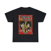 The Cure Love Cats Robert Smith and Suzie Unisex T-Shirt XXL