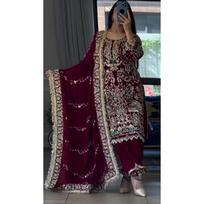 Indiškas Paksiatni Dhoti kelnių Salwar kostiumas Bollywood vestuvinė apranga Salwar Kameez dangaus mėlyna spalva