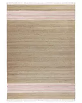 Kilimas MIRZA pastelinės rožinės spalvos 160 x 230 cm džiutas