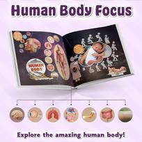 First Encyclopedia Life On Earth  Human Body, Animals & Plants For Kids, Early Learning Activity Book, Encyclopedia For Kids 510 Years