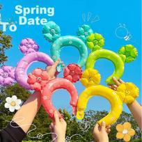 Cartoon Balloon Decorations, Sunflower And Daisy Handheld Sticks, Headbands, Hair Accessories, Scene Setup