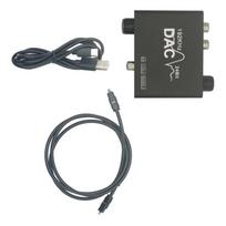 Professional 192KHz Converter Digital Analog 3.5mm Sound Converter Adapter for Gaming Console