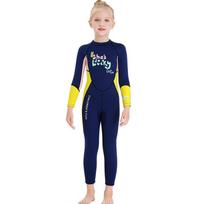 Kids 2.5mm Neoprene Wetsuit Snorkeling Diving Surfing Warm Water Sports Long Sleeve Full Body Suit Small