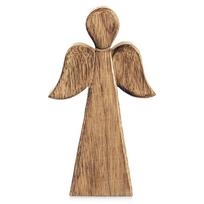 Wooden Christmas angel figurine MANGO 25.5x36 cm