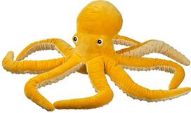 IKEA Octopus Blavingad yellow 30 cm