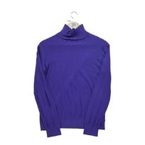 Women's Turtleneck Sweater Purple L