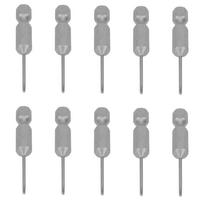 10pcs 1.6mm Size Magnetic Screwdriver Bits 50mm Length Cross Screwdriver Bits  DIY Home Repair