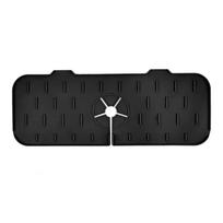 Kitchen Faucet Absorbent Mat Silicone Sink Drain Pad Foldable Sink Tray Holder Bathroom Countertop Protector Kitchen Organizer