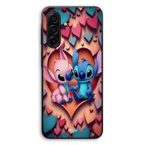 Coque Pour Samsung Galaxy A56 Stitch Angel coeur coloré Maniacase