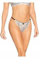 aH5585 WOMEN'S LACE SYLVIE ALBINA THONG PANTIES XS/34
