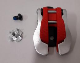 TCX Comp Evo/X-Helium Boot Buckle Silver/Red N