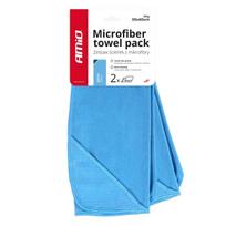 Microfiber cloth for cleaning windows and mirrors 30x40 cm 2 pieces AMIO-03732