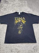 Tina Turner Shirt Adult 2XL Black Graphic 2009 Solid Gold Live In Concert Tour Unisex T-Shirt S