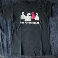 The Futureheads Small Black Graphic Print T-Shirt Crew Neck Short Sleeve Unisex T-Shirt L