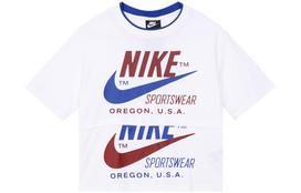 Nike Drop Shoulder Sleeve T Shirt Women's White CJ2041-100 L