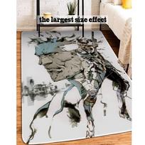 Handsome Man Game M-Metal Gear Solid-MT Entrance Nordic Bedroom Living Room Doormat Home Balcony Anti-Slip Modern Home Decor 40cm x 60cm