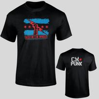 CM Punk T-Shirt World's Best Return WWE Black Men Female Dad Son Fan Gifts Men's Clothes Couple Tops S black