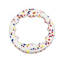 Pet Toy Bite Rings, Popcorn, Durable Teething, Dog Toy Bite Rings The three primary colors