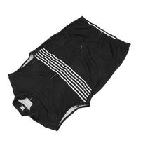 Cycling Vest Breathable Quick Drying Full Zip Outdoor Sports Sleeveless Road Bike Clothing for Running Black XXXL size