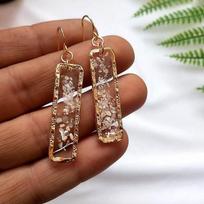 Fashion Trend Rectangular Geometric Earring Women's Drop Earrings Personality Jewelry Gift KTY