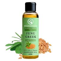 Ayurvedic and Pure Cold-Pressed Fenugreek Oil 120ml | 100% Pure and Natural Oil | For All Skin and Hair Types 120ml