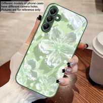 Oil painting of sunflowers For Samsung Galaxy A14 4G 20 30 52 20S 21S 22 32 33 34 42 50 51 53 54 70 71 72 73 5G Glass Phone Case For Samsung A14 4G