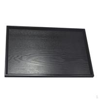 Japanese Style Solid Wood Tea Tray Medium Black