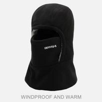 Winter Balaclava Ski Mask Thermal Windproof Neck Cover Hooded Hat Men Women Polar Fleece Warm Cycling Running Hiking Scarf