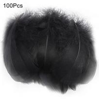 100Pcs Fluffy DIY Feathers Craft Kit Colorful Improve Hands-on Ability Natural Plumes for Kindergarten juoda