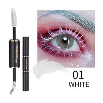 Double-head Colored Mascara for Women – Small and Large Brushes, Smudge-resistant for Enhanced Eye Makeup One Size