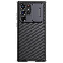 For Samsung Galaxy S22 Ultra 5G NILLKIN Black Mirror Pro Series Camshield Phone Case For Samsung Galaxy S22 Ultra 5G
