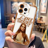 Singer L-Lana Del Rey Cover Clear Phone Case For Redmi Note 15 14 13 12 11 11T 11S 10 9 10S 9S 8 Pro Max Plus Transparent Case Redmi NOTE145G
