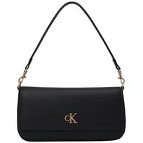 Calvin Klein Women's CK Logo Shoulder Bag One Size black