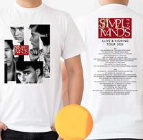Simple Minds Merch Alive And Kicking Tour 2026 T-shirt size S-5XL XXL