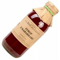 Rabarbarų sirupas natūralus rabarbarų 330ml