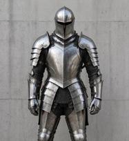 Rankų darbo Gothic Riterio Šarvų Apranga Plieninė Viduramžių Warrior Kostiumas gray