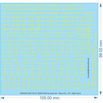 NSWR RUB Car Decal Set - Steam Era - HO (1/87) N (1/160) - Water Decal - Waterslide, 1/87