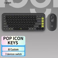 Logitech POP ICON COMBO Wireless Keyboard and Mouse Set