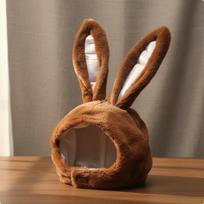 LongEared Headpiece Hood Photo Prop Hare Ear Soft and Cozy Cuddly Hat for Girls,
