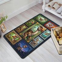 Prehistoric Avian Evolution Pattern Rug Floor Mat for Living Room or Bedroom Soft and Comfortable Carpet a Gift for Birthday and Holiday. 40x60cm( 15x23in )